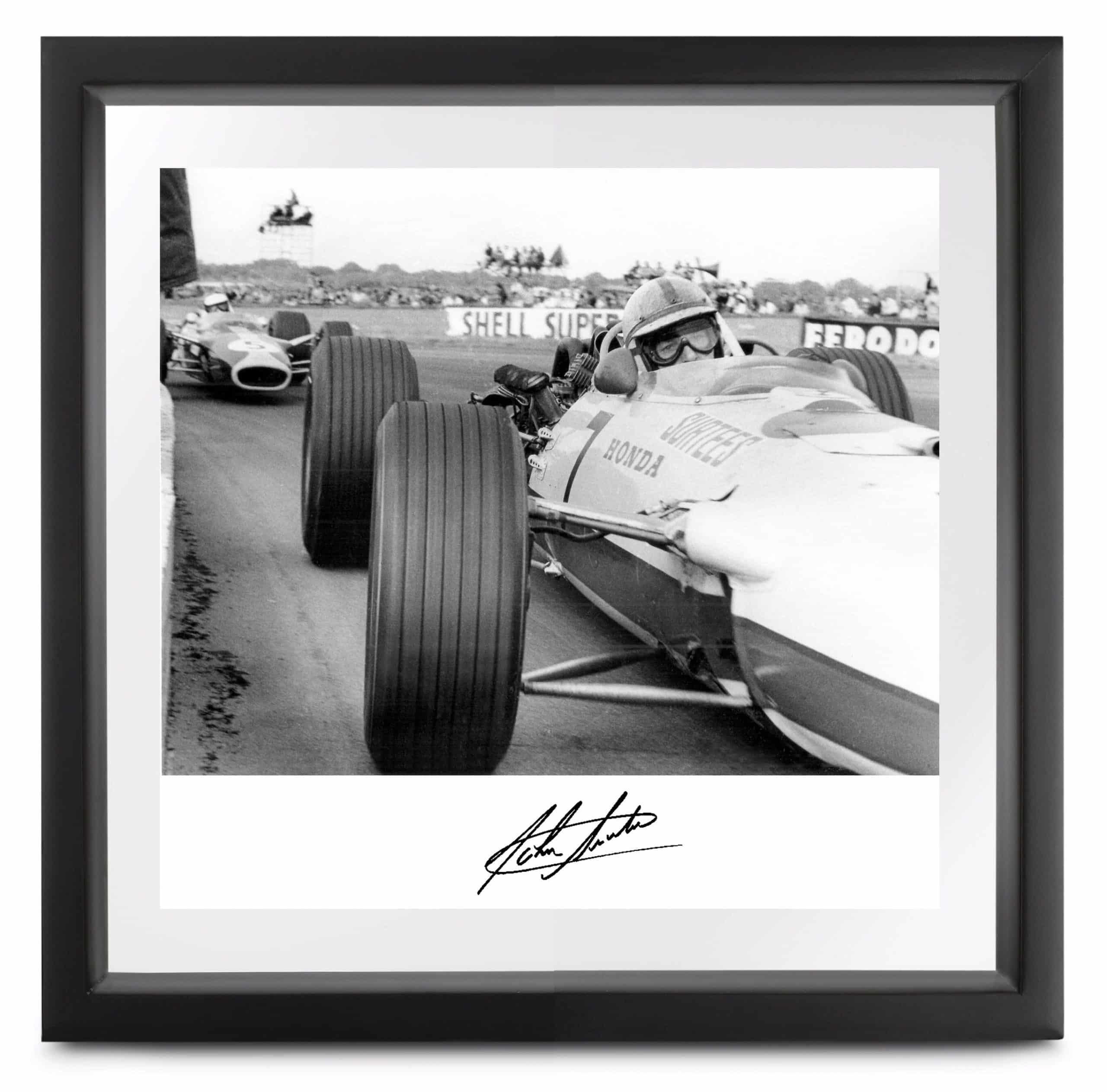 John Surtees - Honda RA273 - Silverstone | Limited Edition print | signed John Surtees
