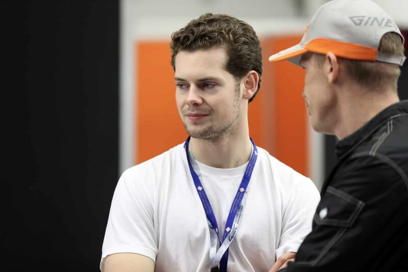 Harrison Newey in Bahrain during the 2019-20 WEC season