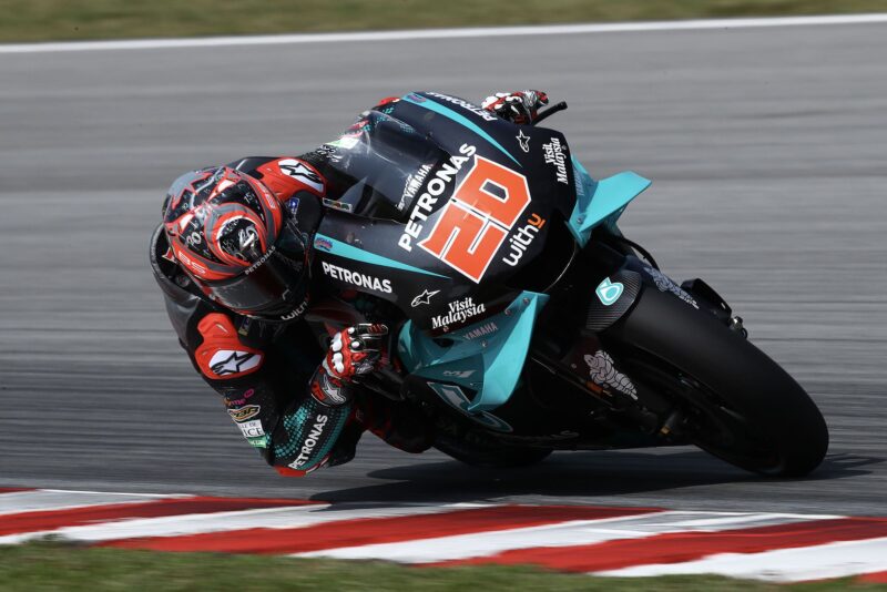 Fabio Quartararo in 2020 pre-season MotoGP testing at Sepang