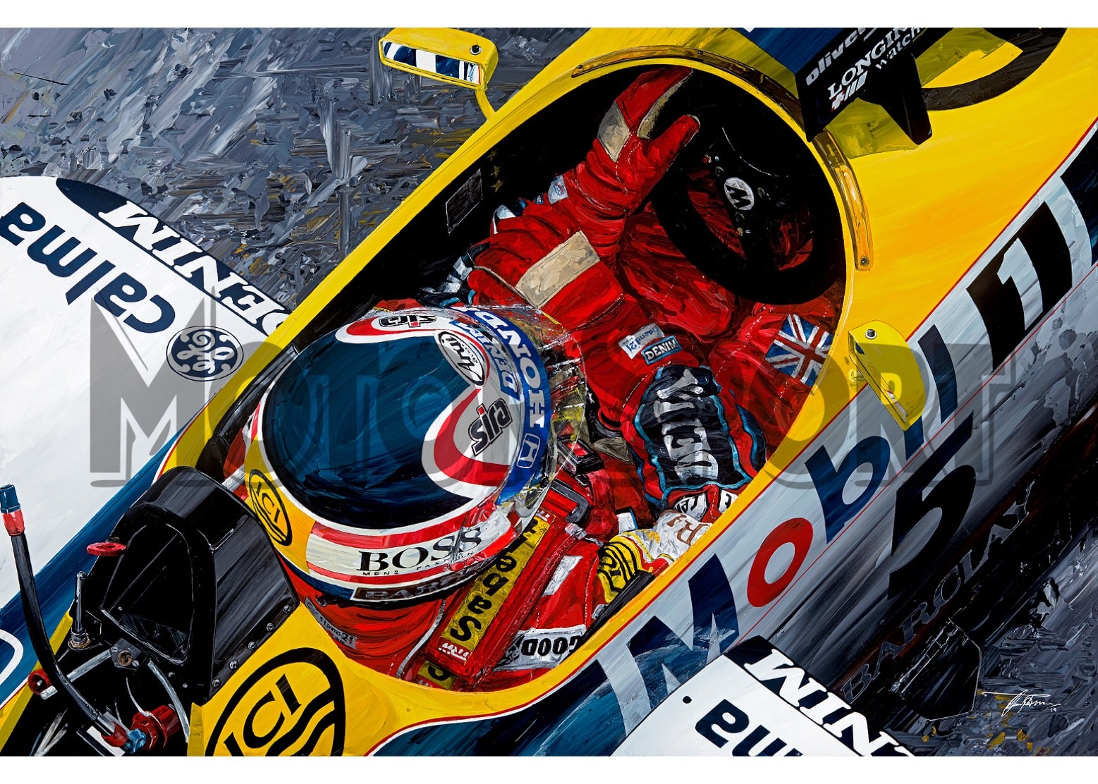 Nigel Mansell - Williams - 1987 | David Johnson | Limited Edition print