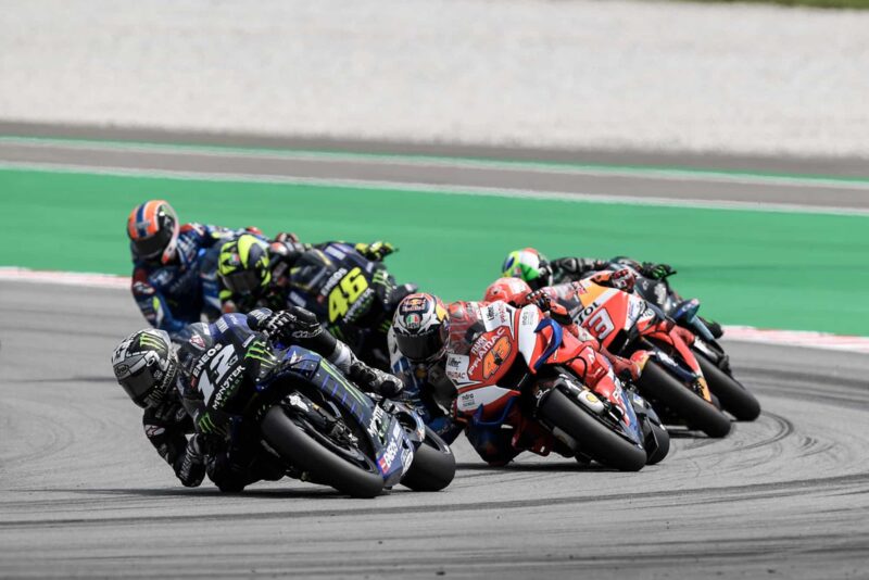 Vinales on his way to winning in Sepang 2019