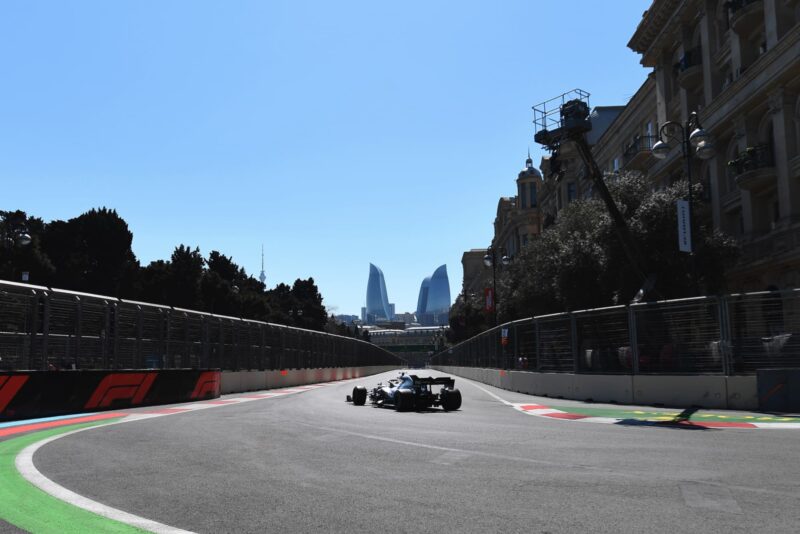 Lewis Hamilton during the 2019 Azerbaijan Grand Prix