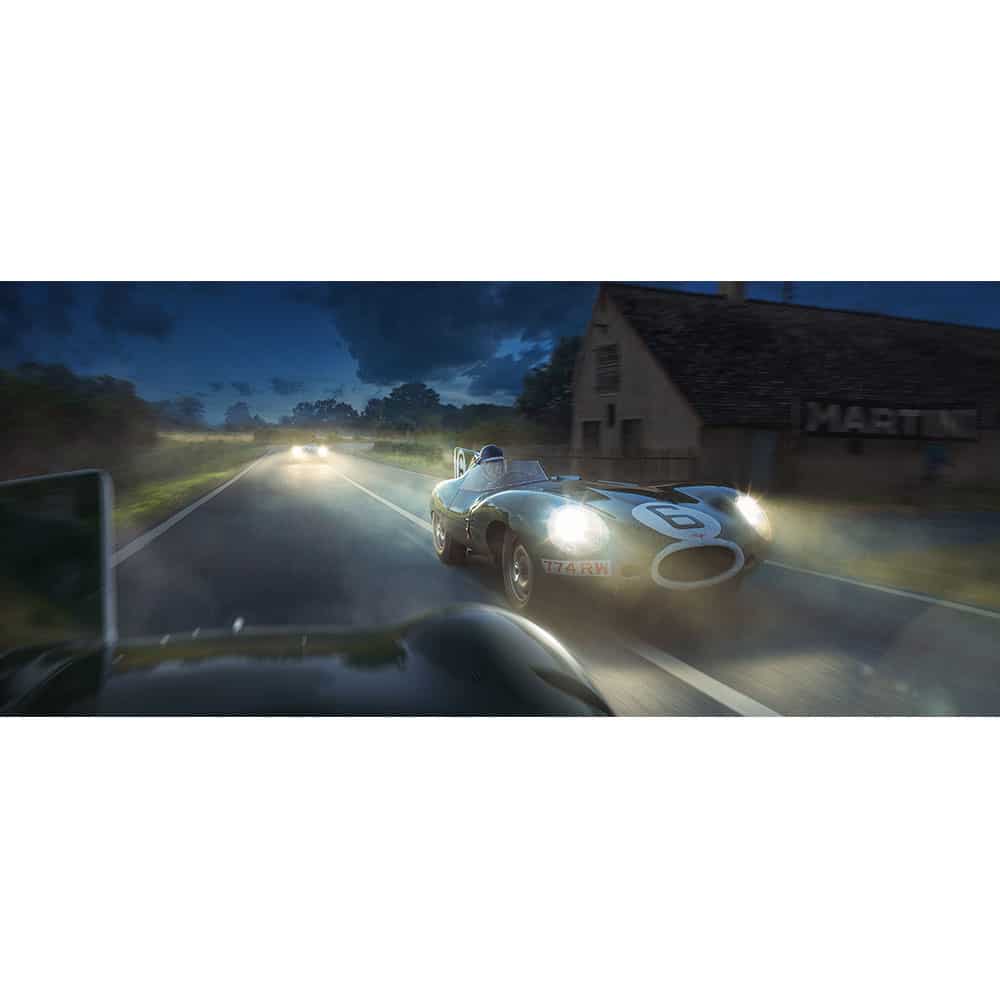 Race To The Death | Mike Hawthorn - Jaguar - 1955 | Automobilist | Limited Edition print