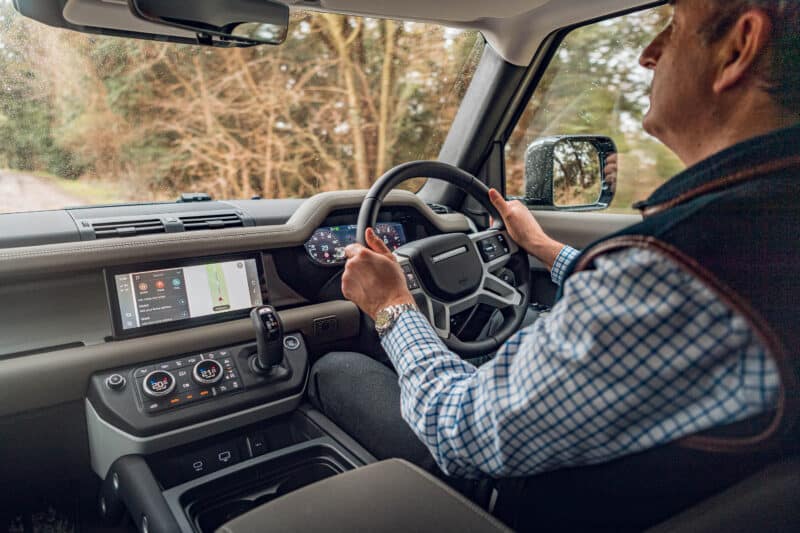 Interior-picture-showing-Andrew-Frankel-driving-2020-Land-Rover-Defender
