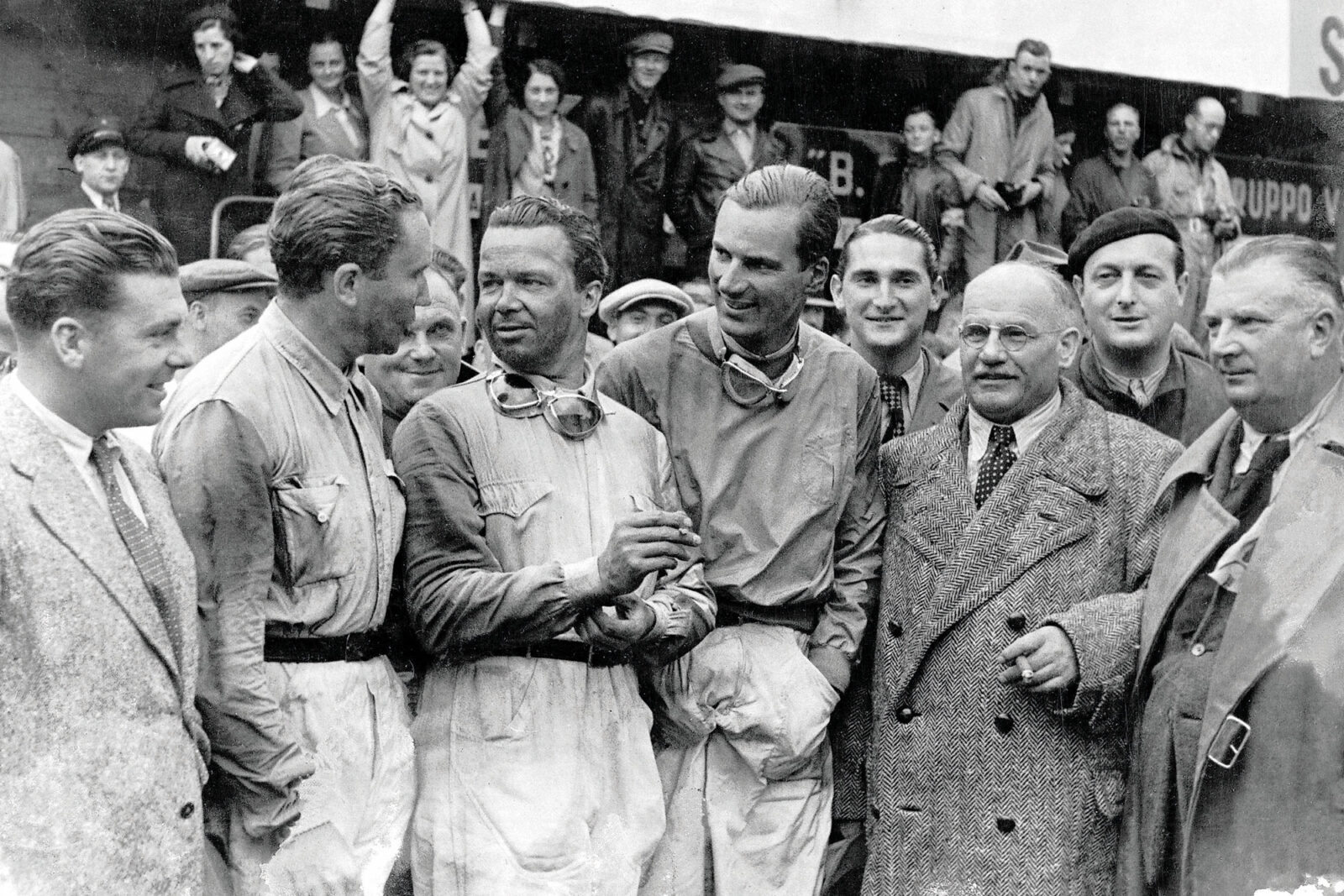 Rudolf Uhlenhaut, Manfred von Brauchitsch Rudolf Caracciola, Richard Seaman