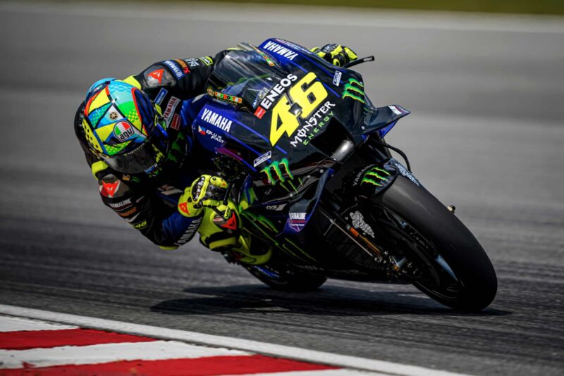 Valentino Rossi during 2020 MotoGP testing