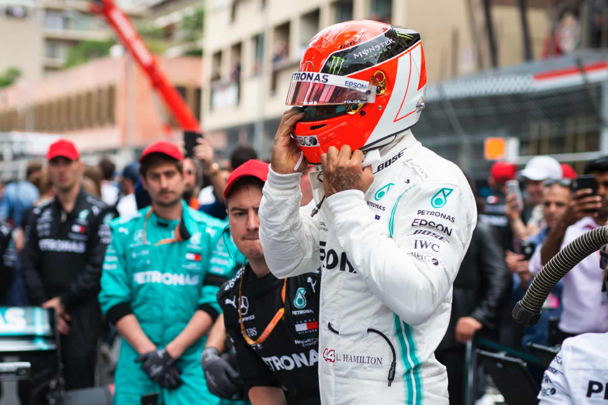 Lewis Hamilton 2019 race suit to be sold in NHS charity auction - Motor ...