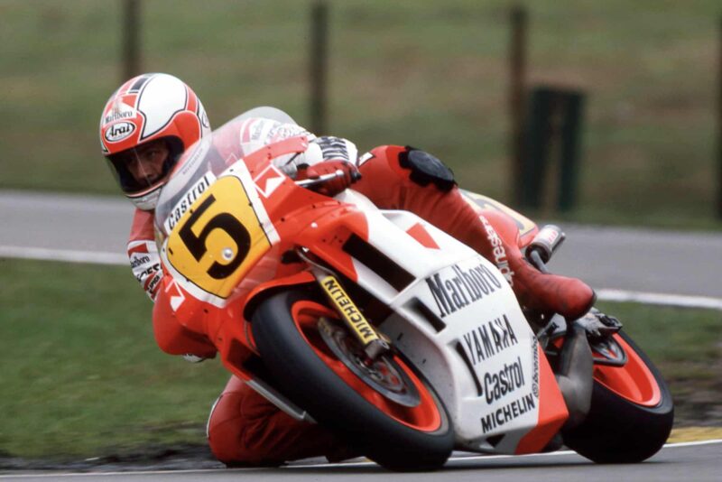 Rob McElnea on a YZR500 in 1987