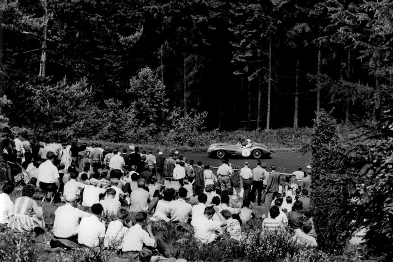 Stirling Moss during the 1959 Nurburgring 1000km