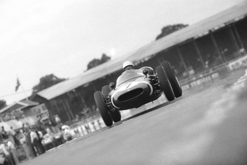 Stirling Moss in the 1961 British Grand Prix