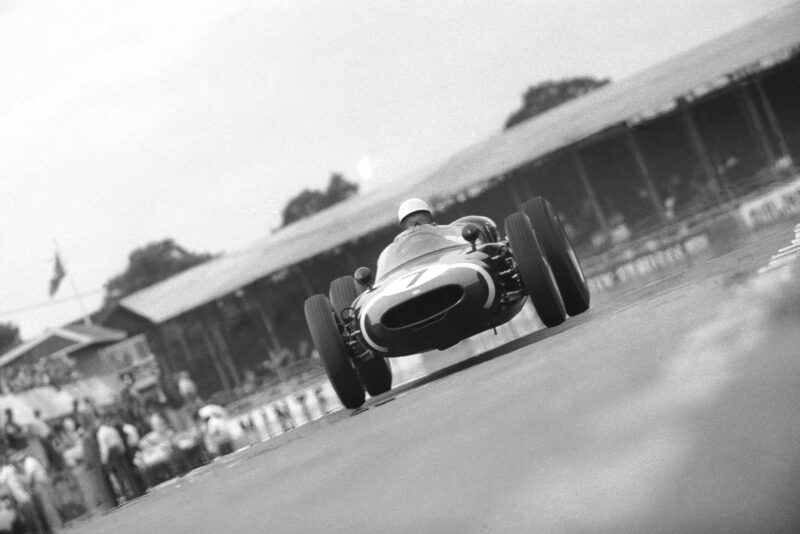 Stirling Moss in the 1961 British Grand Prix