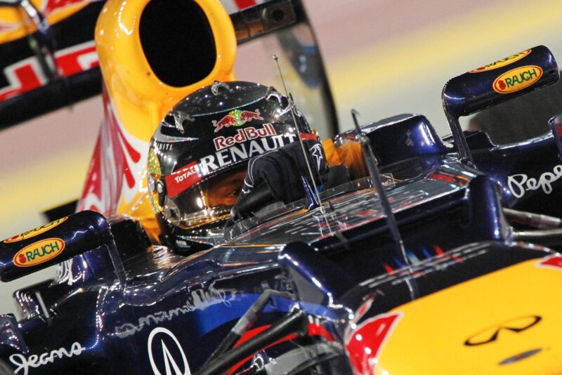 Sebastian Vettel during the 2012 Singapore Grand Prix