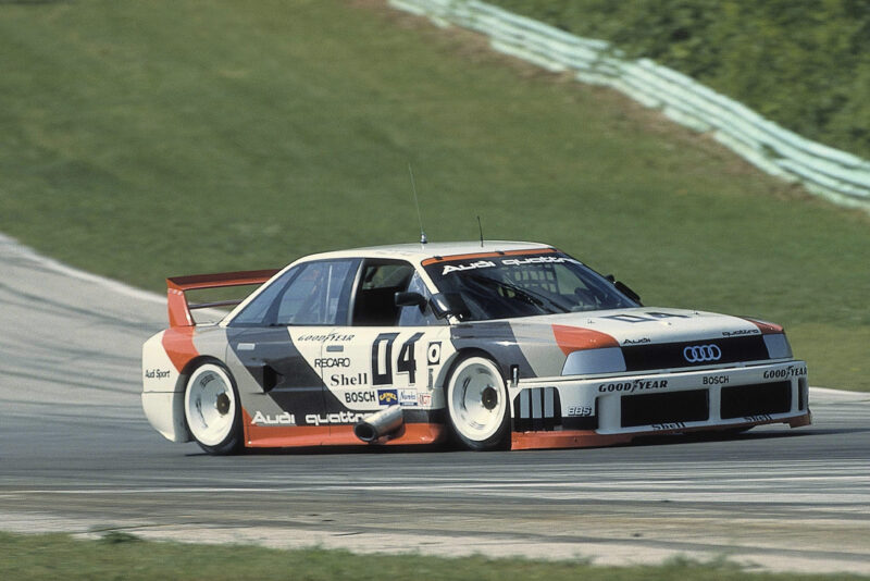 Audi 90 IMSA-GTO car in 1989