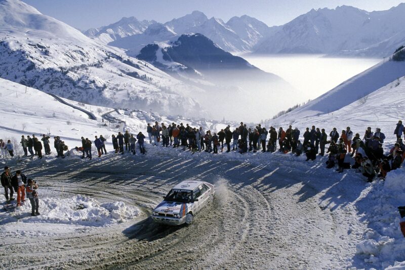 Lancia on the 1987 Monte Carlo Rally