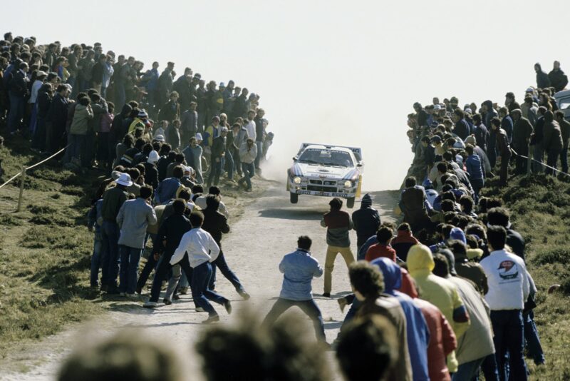 Markku Alen in the Lancia 037 in Portugal