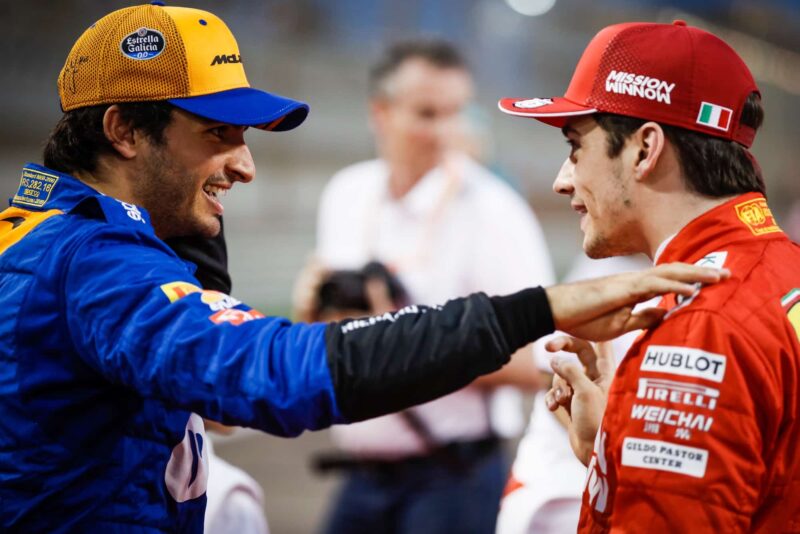 Carlos Sainz and Charles Leclerc, 2019