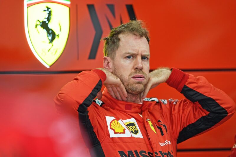 Sebastian Vettel at Ferrari