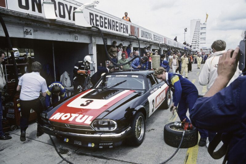 Walkinshaw and Nicholson at the 1983 Nurbirgring ETCC round