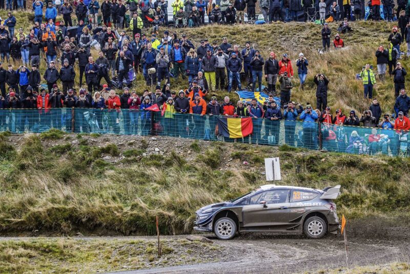 Elfyn Evans at Wales Rally GB 2019