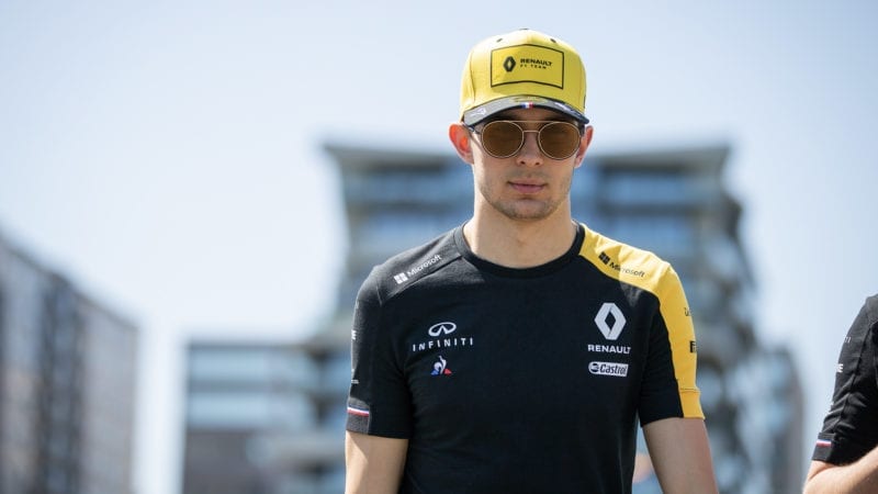 Esteban Ocon at the 2020 Australian Grand Prix