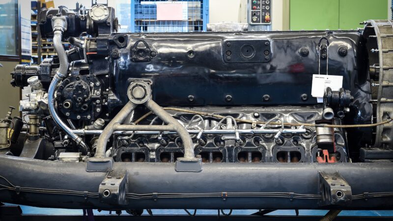 Messerschmitt engine used for the Mercedes T 80 land speed record car