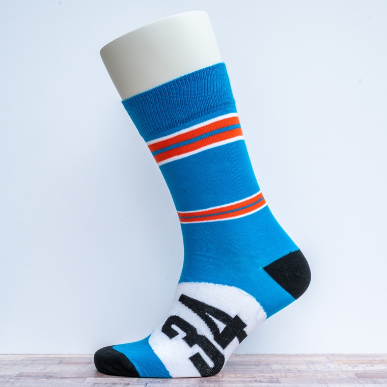 Bugatti Blue | Motoring Leg-Ends | Socks