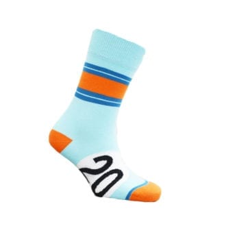 Product image for Racing Blue and Orange - Gulf | Motoring Leg-Ends | Socks