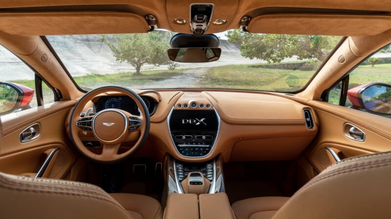 2020 Aston Martin dashboard