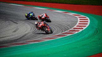 Why V4 MotoGP bikes are better in battles