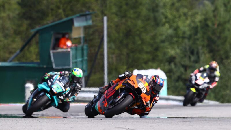 Brad Binder, Franco Morbidelli, Johan Zarco, Brno 2020