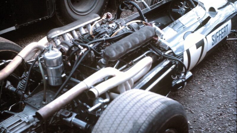 Jo Siffert's Cooper-Maserati at Silverstone in 1967