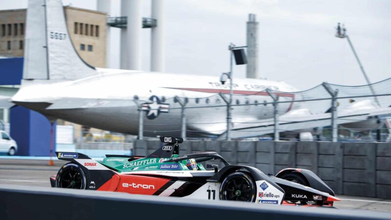 Lucas DiGrassi during the final Berlin races of the 2019-21 Formula E Championship