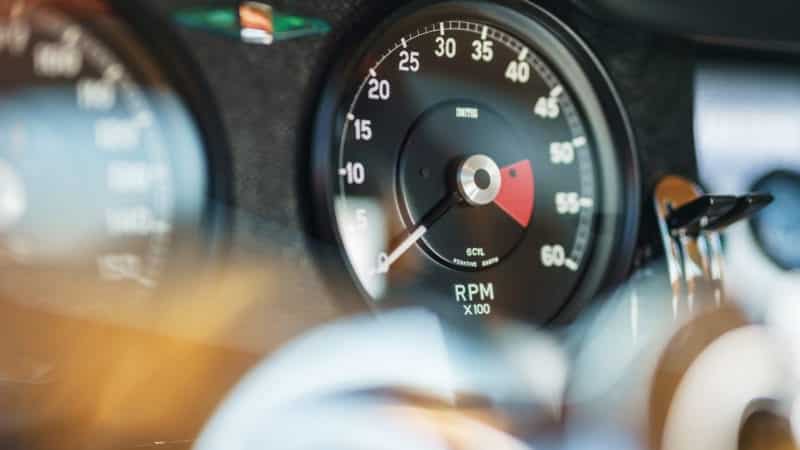 Speedometer of the 2020 Eagle E-type Lightweight GT