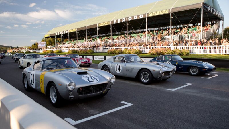 2018 Goodwood revival Kinrara Trophy grid