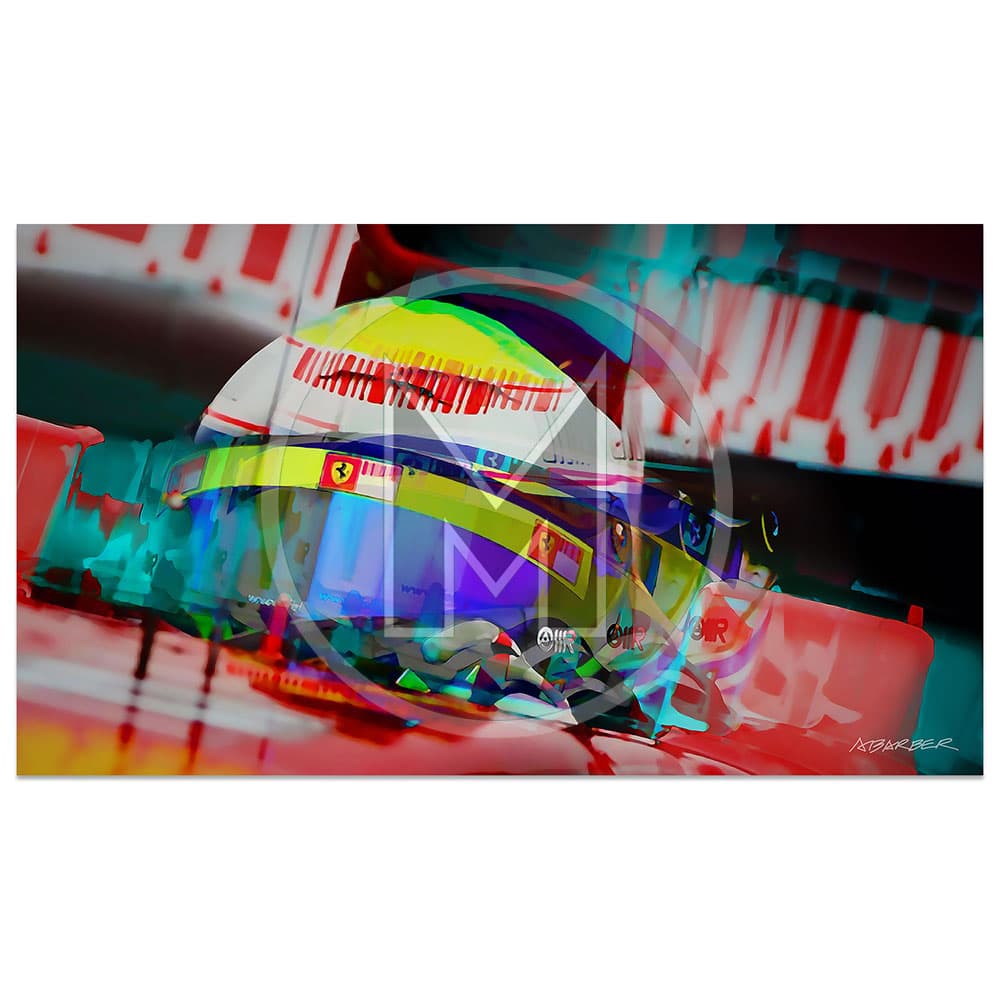 Felipe-Massa | Ferrari | Belgian Grand Prix | 2008 | Art Print
