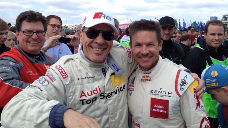 Dominique Bastien with Felix Baumgartner