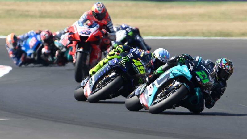 Morbidelli, Rossi, Miller, Misano 2020 MotoGP