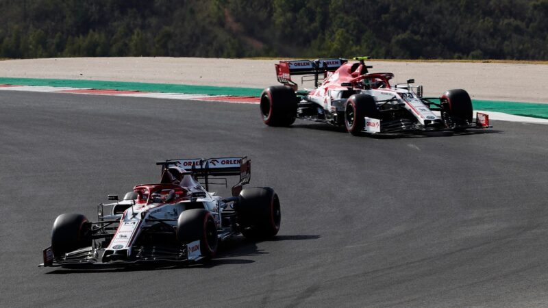 Kimi Raikkonen, Antonio Giovinazzi, 2020 Portuguese GP