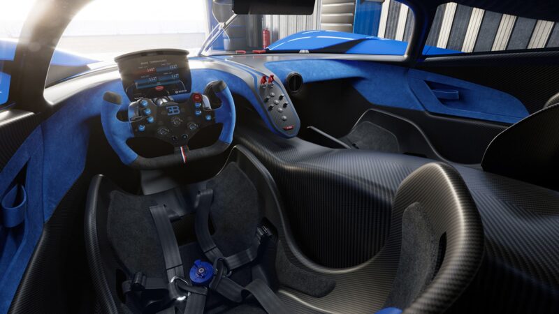 Bugatti Bolide interior