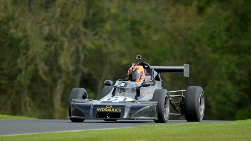 Callum Grant's Delta T78 in the September 2020 Wolds Trophy meeting at Cadwell Park