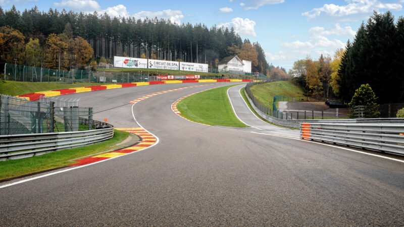 Eau Rouge and Raidillon 2020 layout