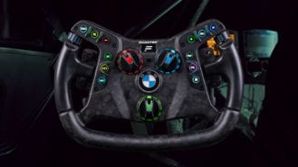 BMW creates sim wheel you can take off and use in your racing car
