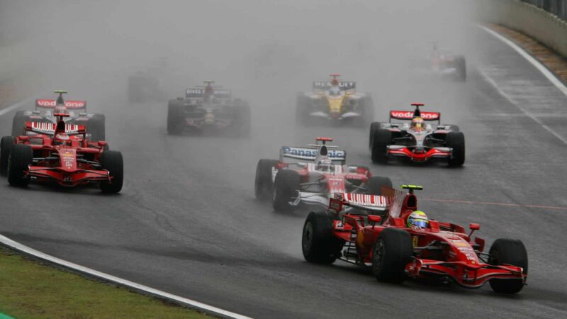 Felipe Massa Ferrari Interlagos 2008 Brazilian GP