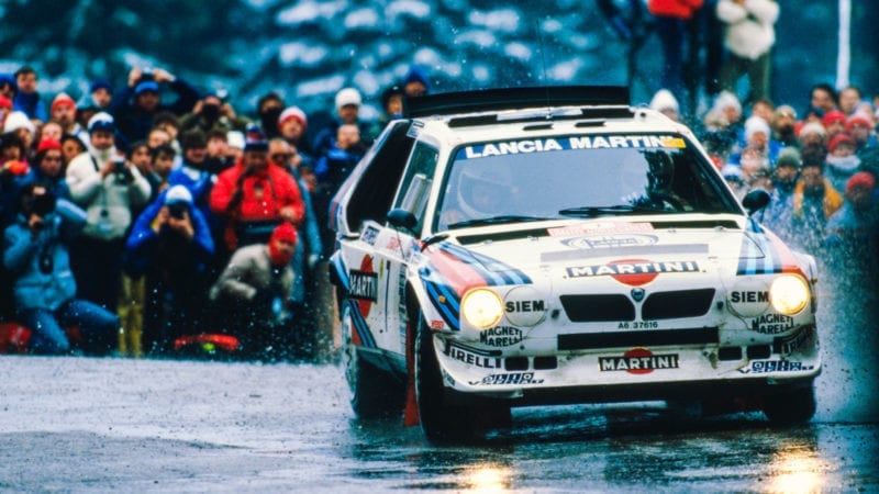 MOTORSPORT - WRC 1986 - RALLYE MONTE CARLO - PHOTO: DPPI HENRI TOIVONEN (FIN) / SERGIO CRESTO - LANCIA DELTA S4 - ACTION