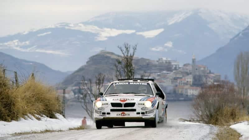 MOTORSPORT - WRC 1986 - RALLYE MONTE CARLO - PHOTO: DPPI HENRI TOIVONEN (FIN) / SERGIO CRESTO - LANCIA DELTA S4 - ACTION
