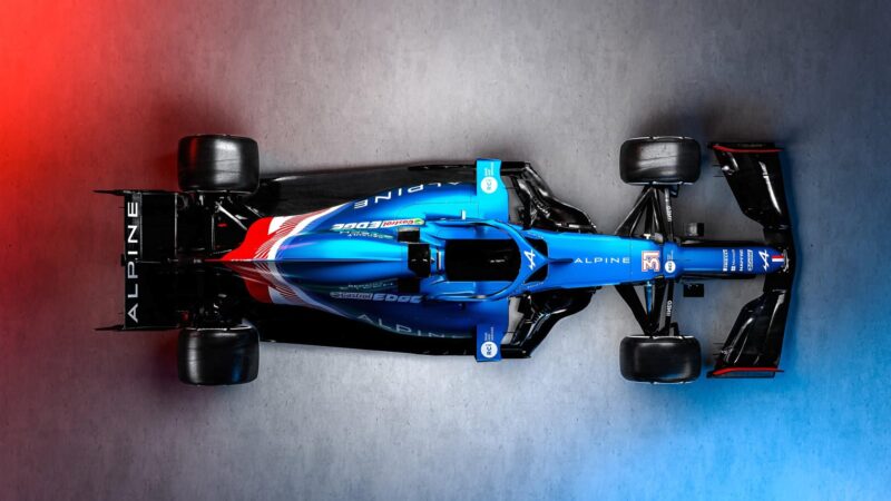 Alpine A521 F1 car