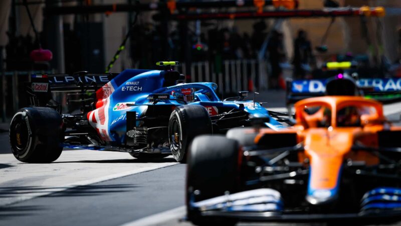 Alpine, Ocon F1 testing