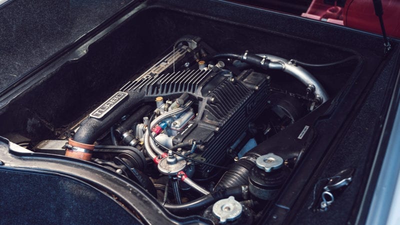 Engine of Colin Chapman Lotus Esprit