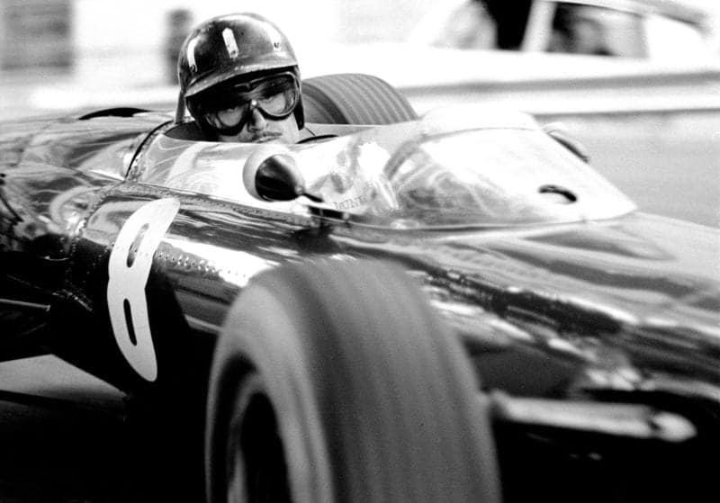 Graham Hill in the 1964 Monaco Grand Prix