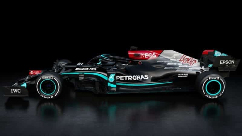 Mercedes W12 2021 F1 car